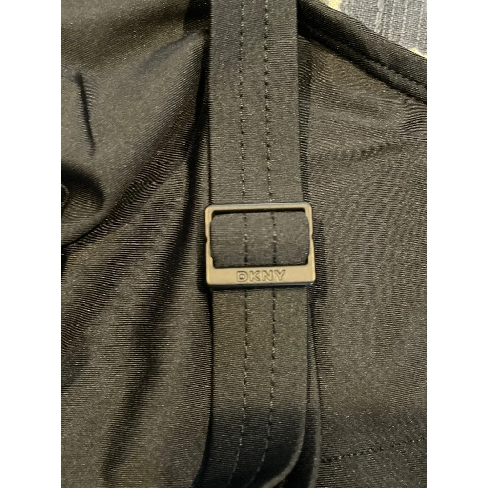 DKNY Black‎ Ruched One Piece Swimsuit Women's Size M - Picture 3 of 16